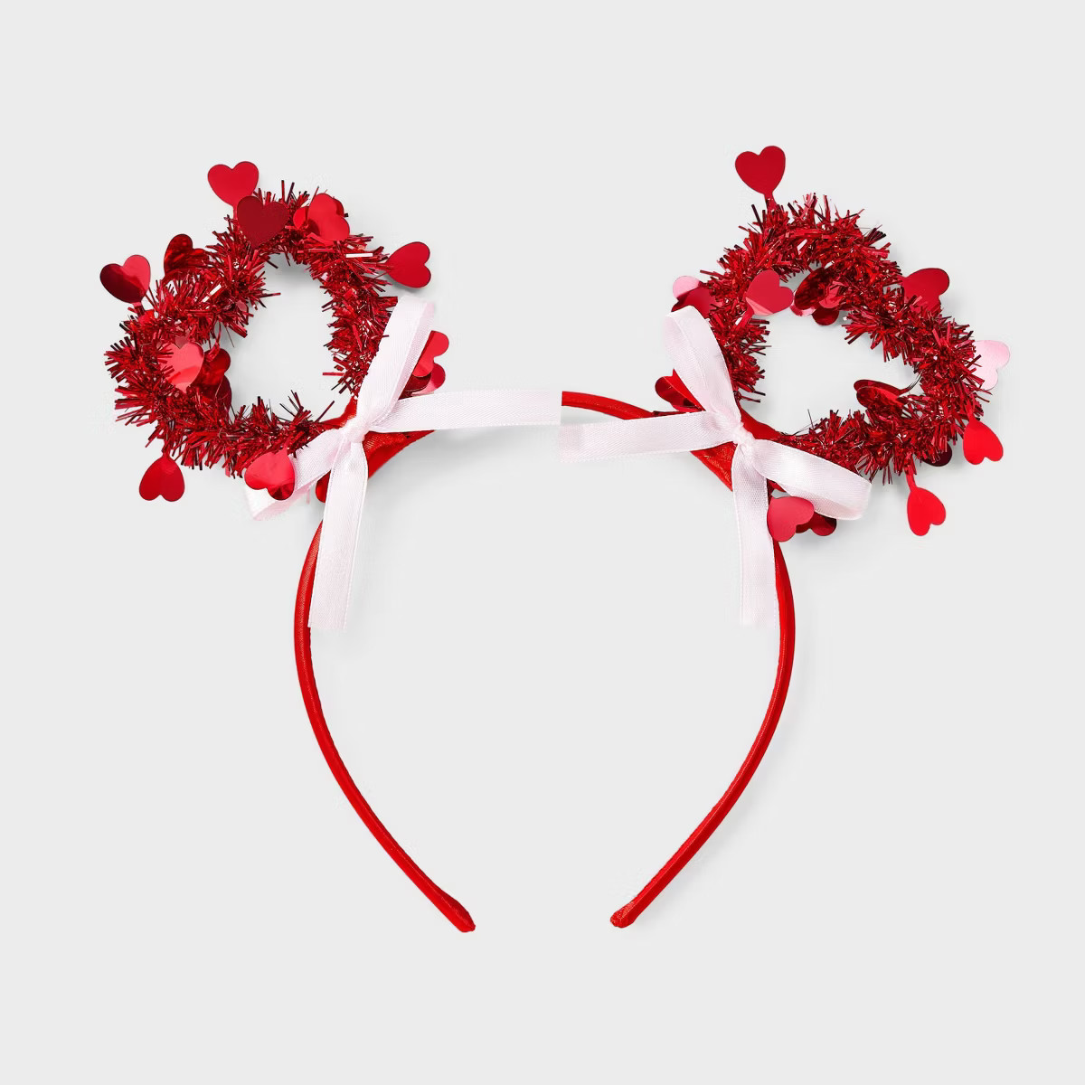 TargetBeautyHair CareValentine's Day Tinsel Heart Bow Headband - Red/Pink5 out of 5 stars with 3 ... | Target