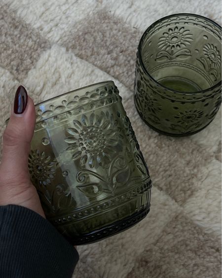 green vintage drinking glass set from Amazon #amazon #kitchencups #glassware #kitchen

#LTKSeasonal #LTKSale #LTKGiftGuide