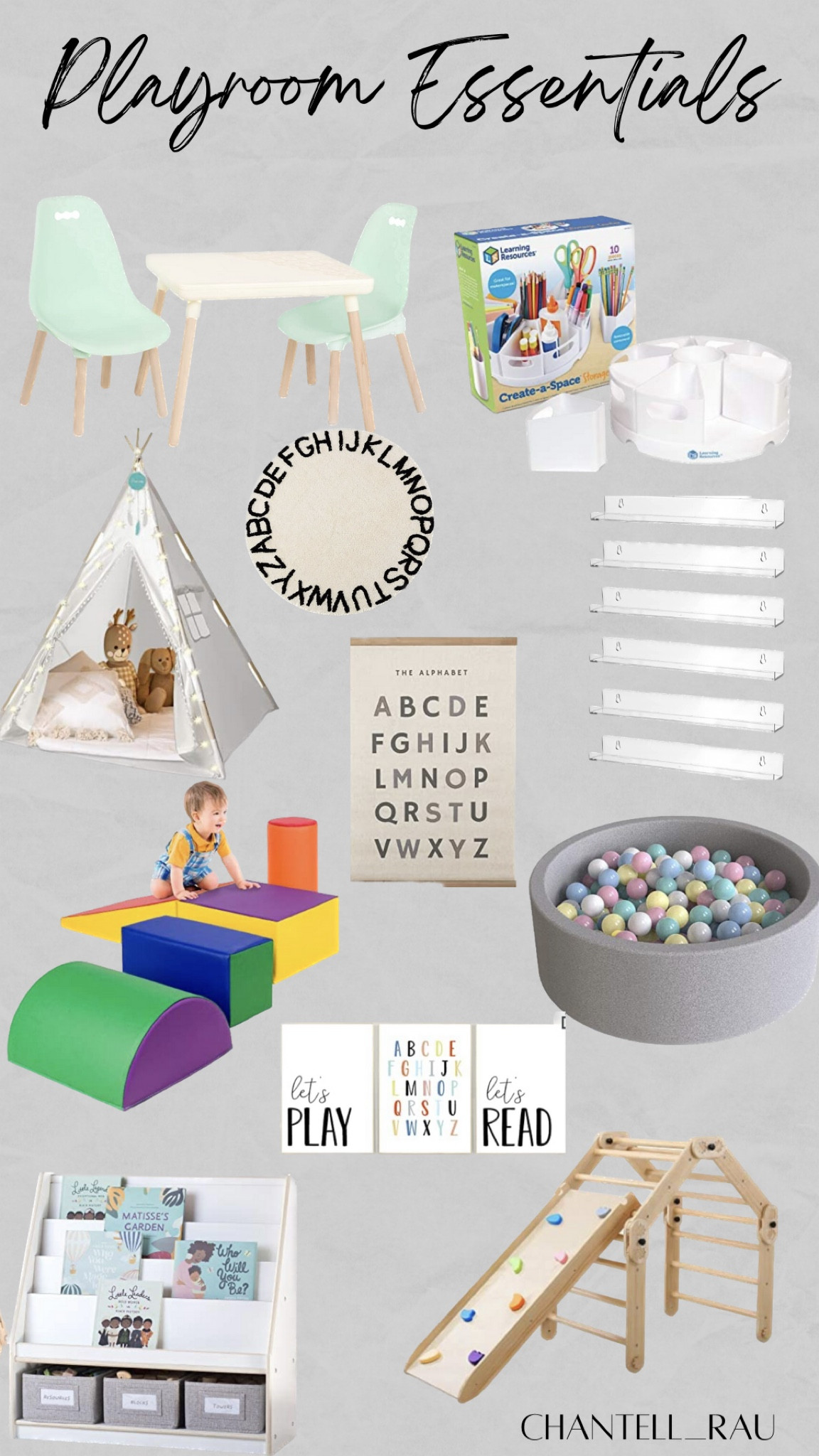 Your kids will love these playroom essentials and so will you! From keeping toys organized to jungle gyms! 

#toys #playroom #decor #storage #junglegym #tableandchairs #rug

#LTKkids #LTKhome #LTKbaby