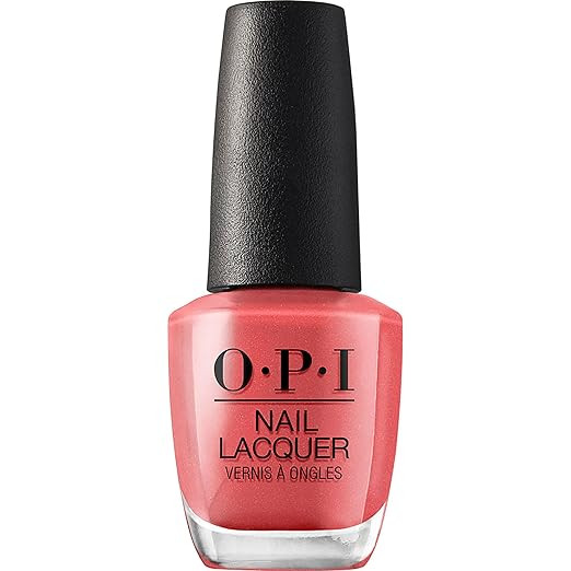 OPI Nail Lacquer Nail Polish | Opaque Bright Red Shimmer | Chip Resistant | Fast Drying, No Strea... | Amazon (CA)
