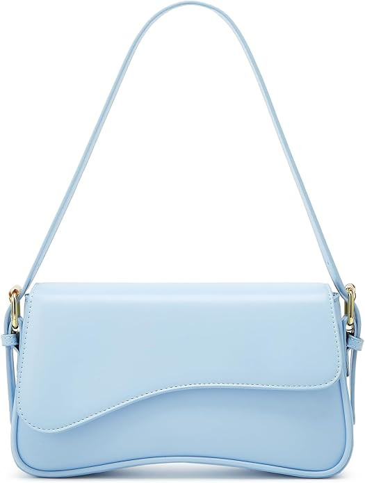 Amszke Shoulder Bag for Women Y2K Crossbody Purse PU Leather Underarm Handbag 2 Adjustable Strap ... | Amazon (US)
