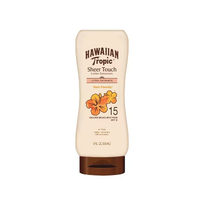 Hawaiian Tropic Sheer Touch Ultra Radiance Lotion Sunscreen - SPF 15 - 8oz | Target