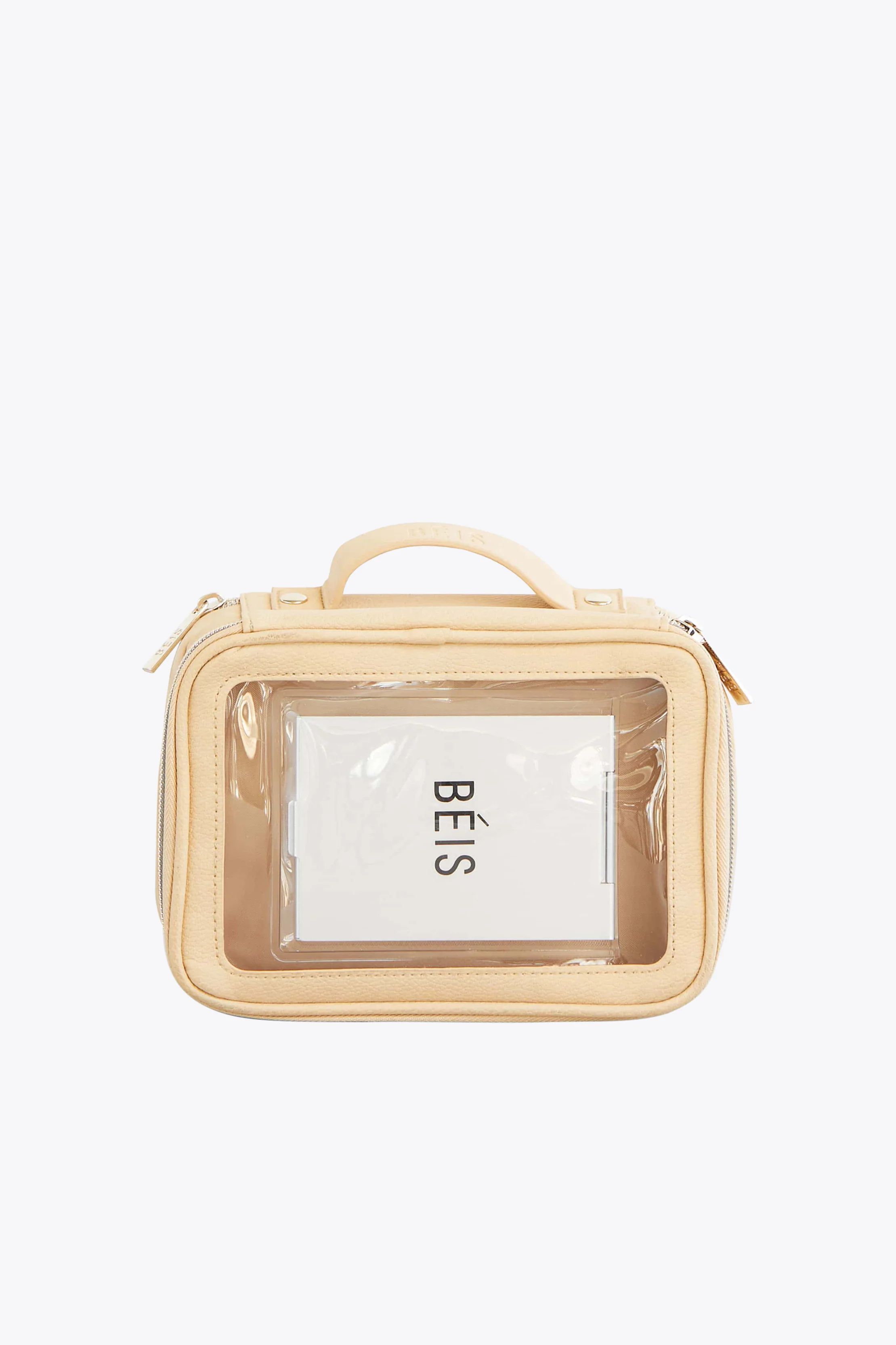 The On The Go Essential Case in Beige | BÉIS Travel