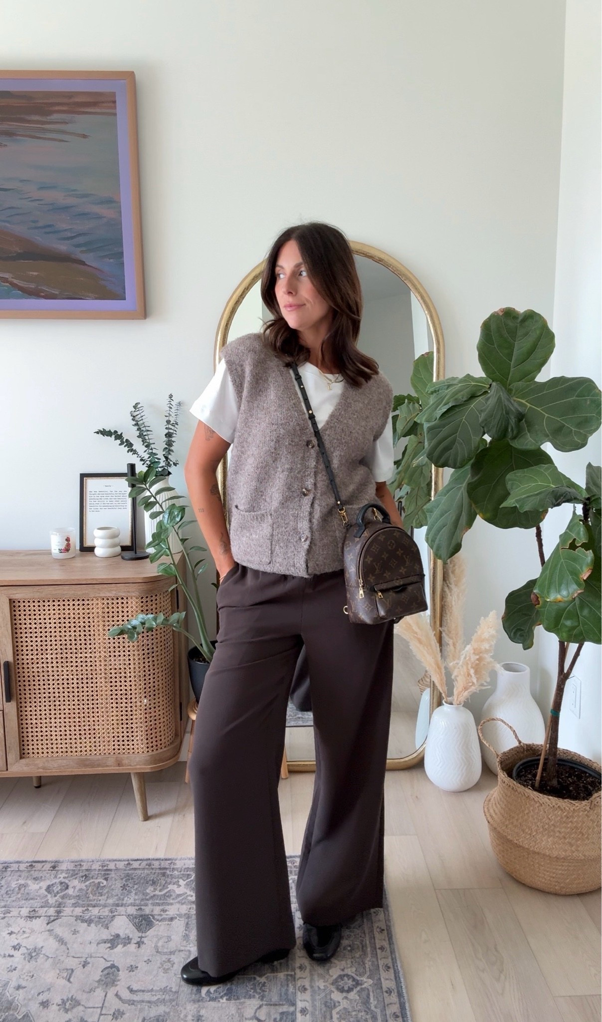 Brown for Fall 🍂 
Lodge pants 
Aritzia function shirt size medium 
Sweater Vest is old from Oak + Fort I’m linking similar items ❤️

#LTKcanada #LTKfall #LTKstyletip
