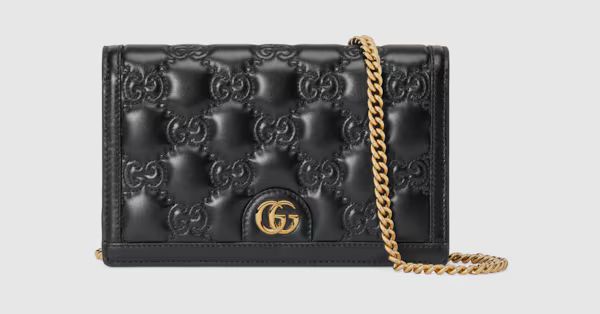 GG Matelassé chain wallet | Gucci (US)