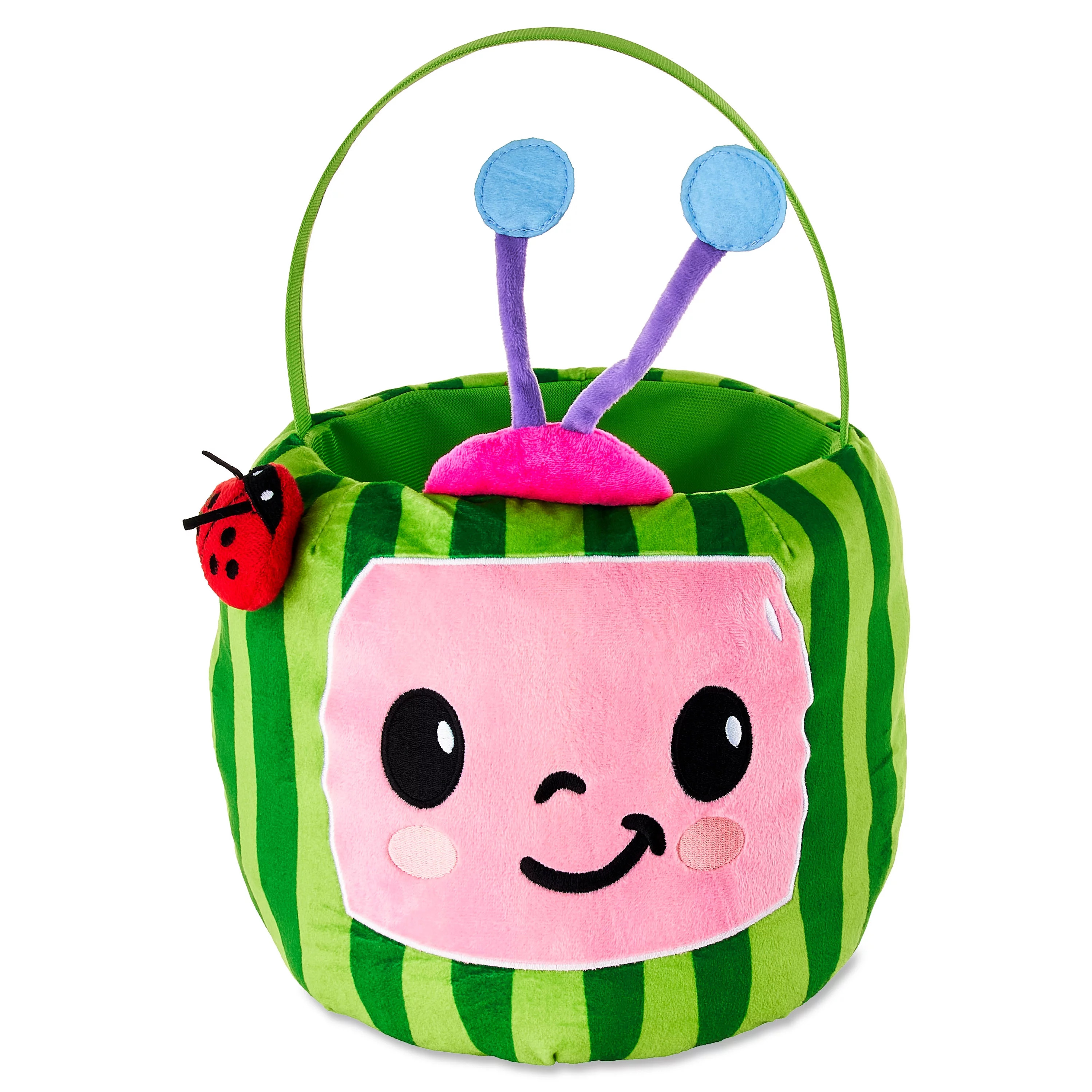 CoComelon Jumbo Plush Easter Basket with Handle, 9 inch Diameter, Green, Pink, Multi-Color - Walm... | Walmart (US)