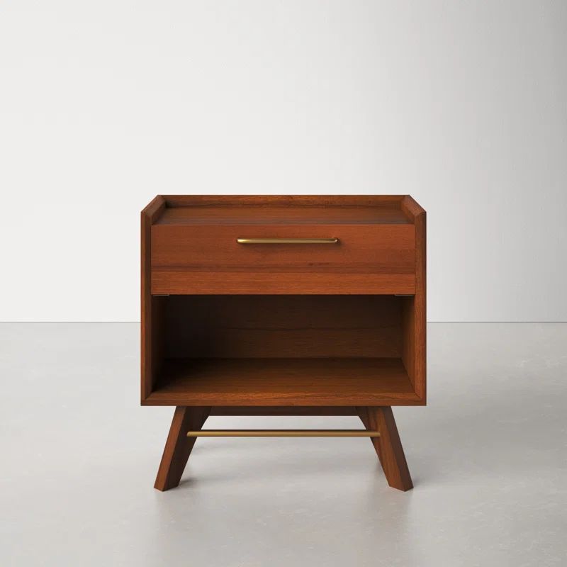 Walter 1 - Drawer Nightstand | Wayfair North America