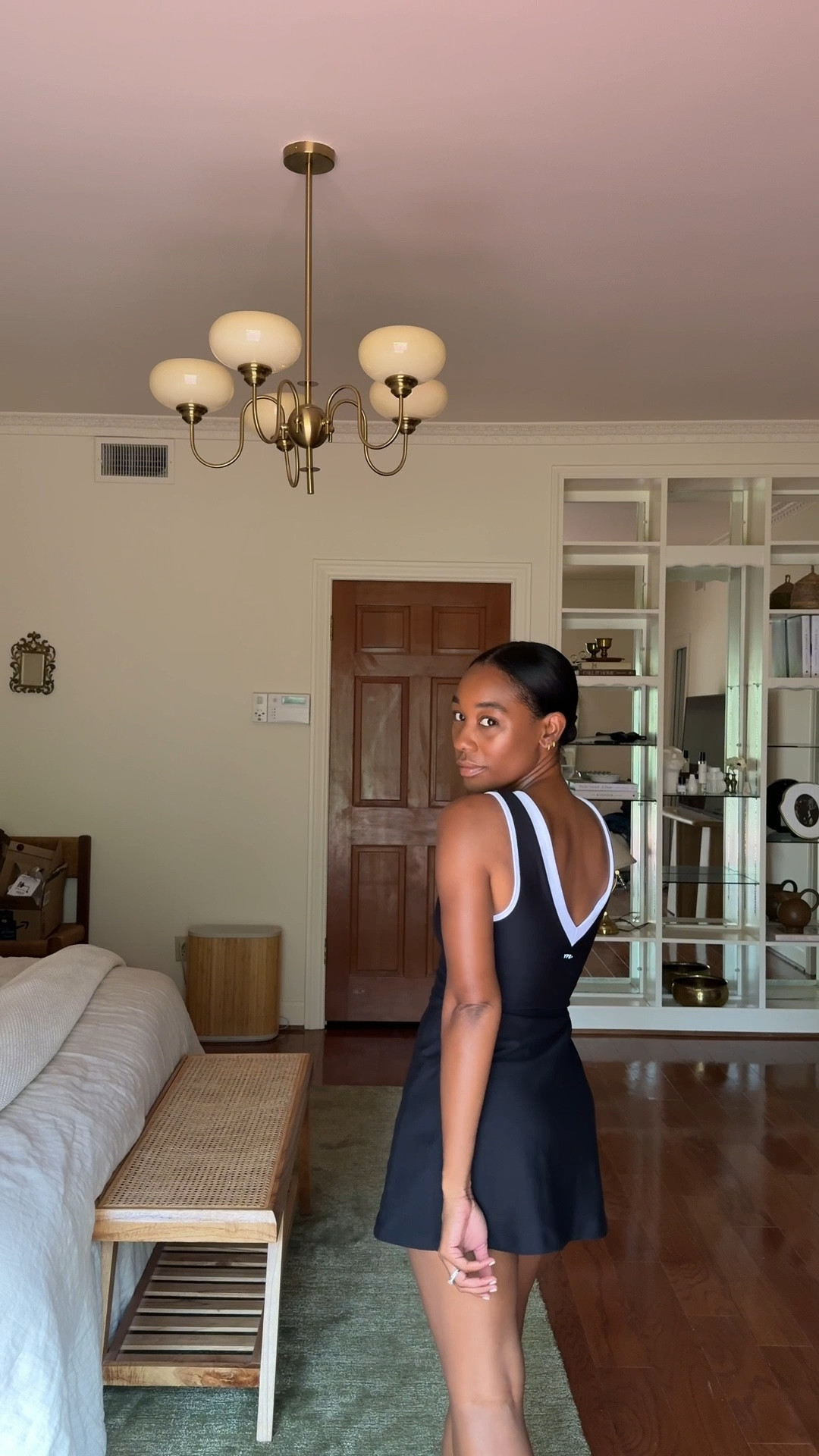 Vneck activewear mini dresses - on sale 
Runs short FYI 

#LTKFallSale #LTKStyleTip #LTKActive