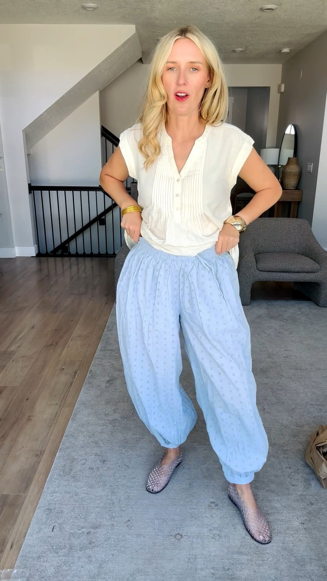 Anthro inspired outfit idea. Size medium in each

#LTKmomlife #LTKselfcare #LTKmorningroutine