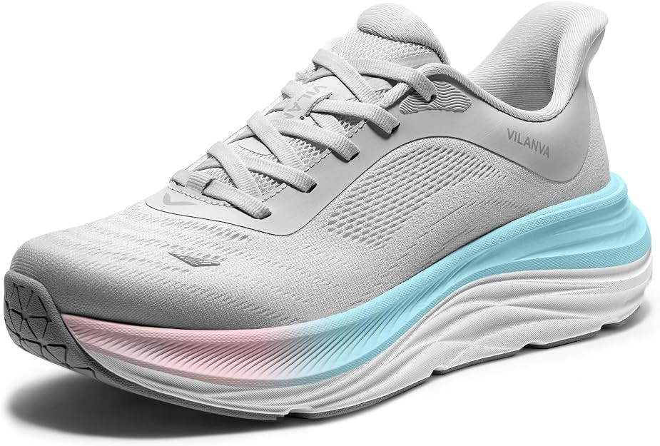 Vilanva Women's Comfortable Walking Shoes Cushion Running Tennis Shoes Non-Slip Workout Gym Athle... | Amazon (US)