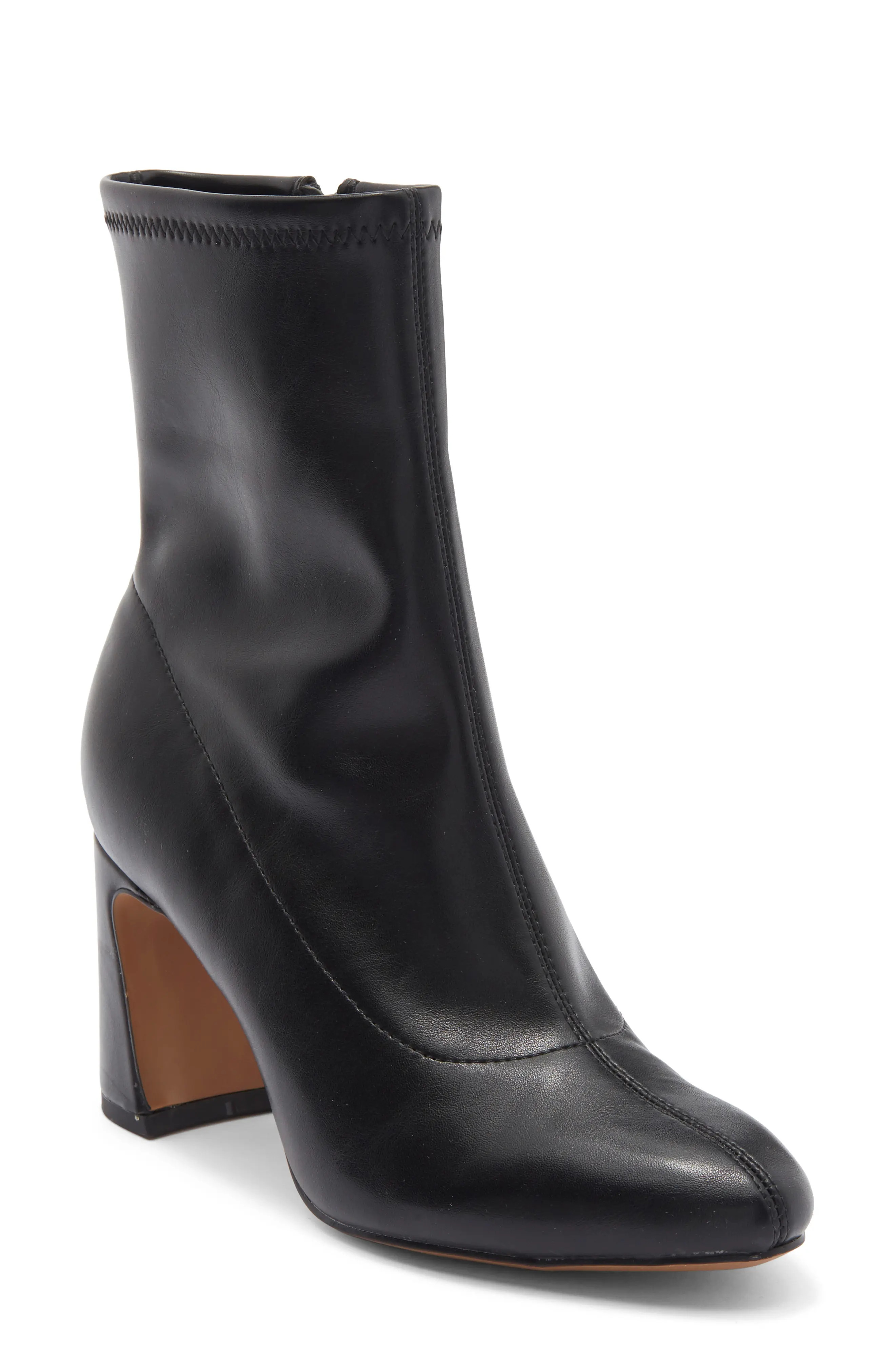 MIA Thiva Block Heel Bootie in Black at Nordstrom Rack, Size 7.5 | Nordstrom Rack
