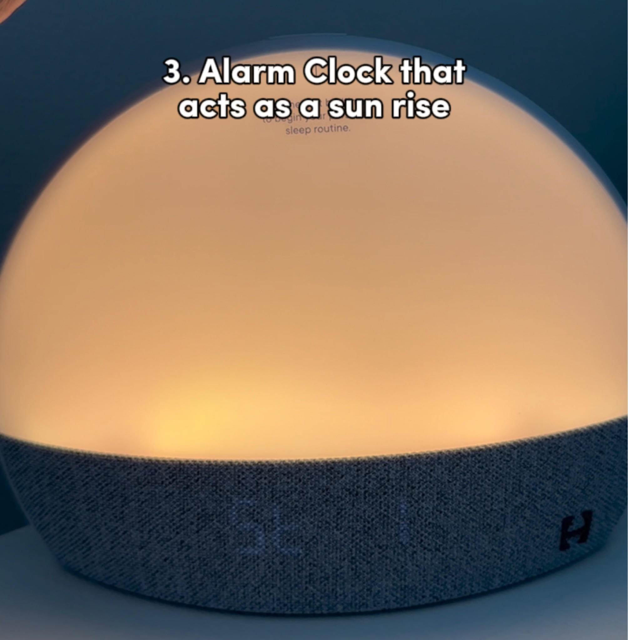 Love my alarm for the winter and upcoming gray season but also to stay in a good night and morning work routine 

#LTKSeasonal #LTKworkwear #LTKGiftGuide