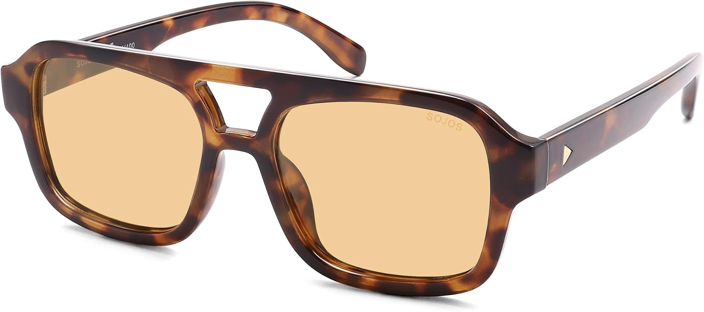 SOJOS Retro Aviator Sunglasses for Womens Mens Polarized Trendy Square Designer Inspired Shades 8... | Amazon (US)