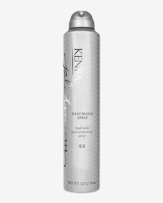 Kenra Platinum Heat Block Spray 22 | Heat Protecting Hairspray | High Hold For Ultimate Style Lon... | Amazon (US)