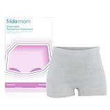 Frida Mom Women's Postpartum, Disposable Boyshort Underwear Size Regular (Waist 28"-42" Stretched), Grey | Amazon (US)