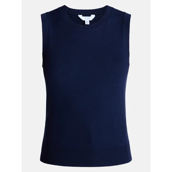 Time and Tru Women's Fine Gauge Sweater Shell, Lightweight, Sizes XS-XXXL | Walmart (US)