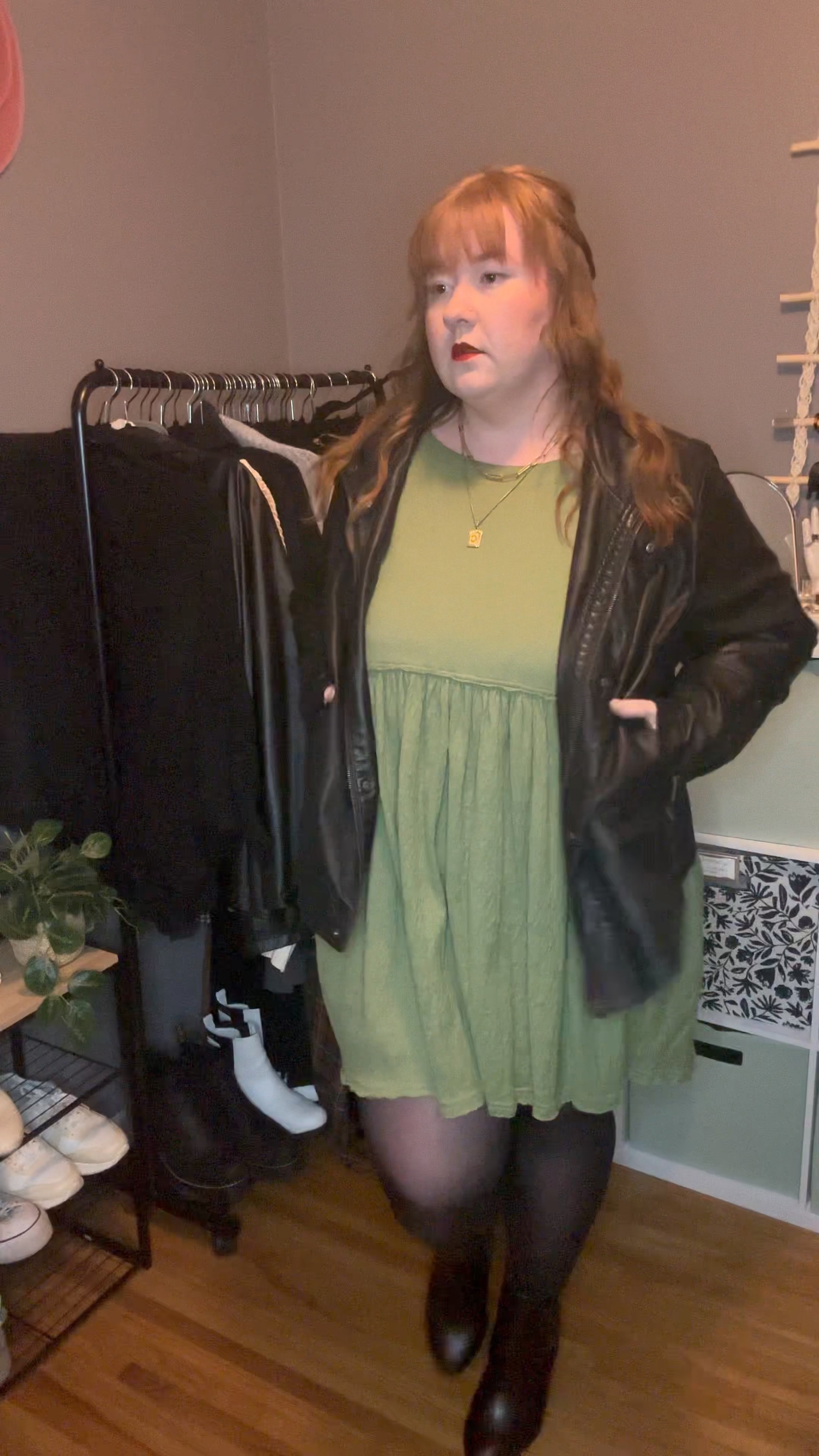 The dress in green is sold out but there are more colors! Also the jacket is a few years old from target but I linked some similar 🫶🏻

#LTKmidsize #LTKSeasonal #LTKplussize
