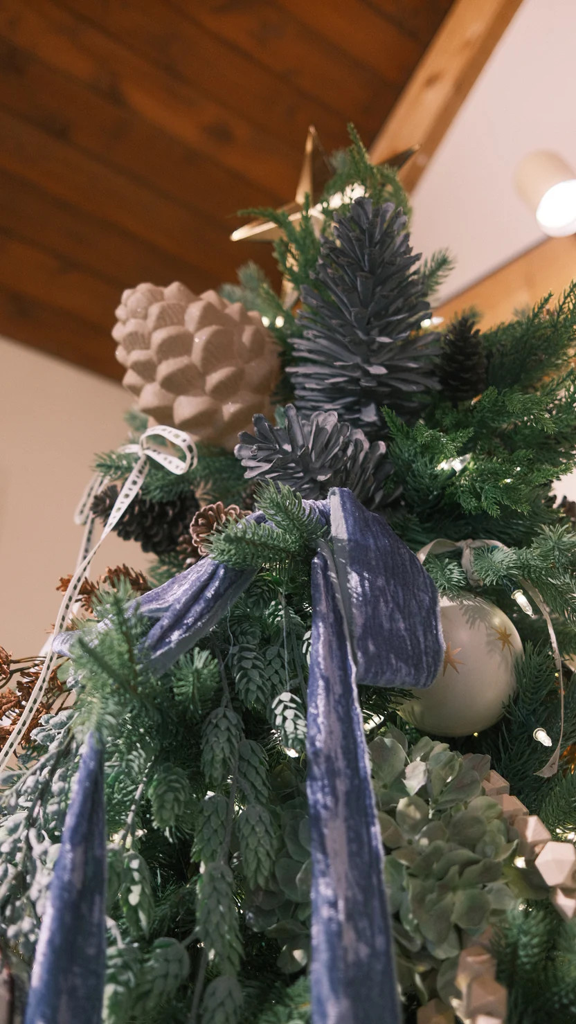 French Blue Raw Edge Velvet Ribbon | Gatehouse No.1