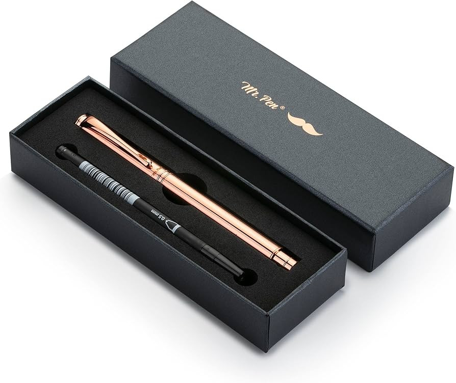 Mr. Pen- Luxury Pen, Rose Gold Barrel, Black Ink, Fancy Pen, Fancy Pens for Women, Nice Pens for ... | Amazon (US)