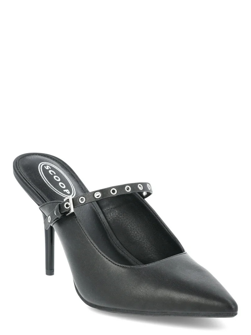 Scoop Women's Pointed Toe Stiletto with Strap | Walmart (US)