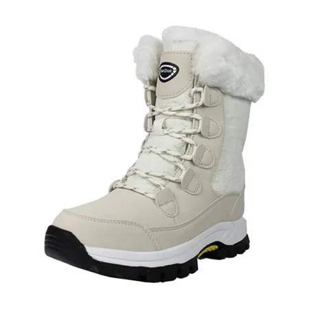 Winter Warm Snow Boots for Women Comfortable Outdoor Snow Shoes Waterproof Hiking Boots | Walmart (US)