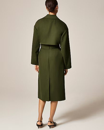 Trench coat in wool blend | J. Crew US