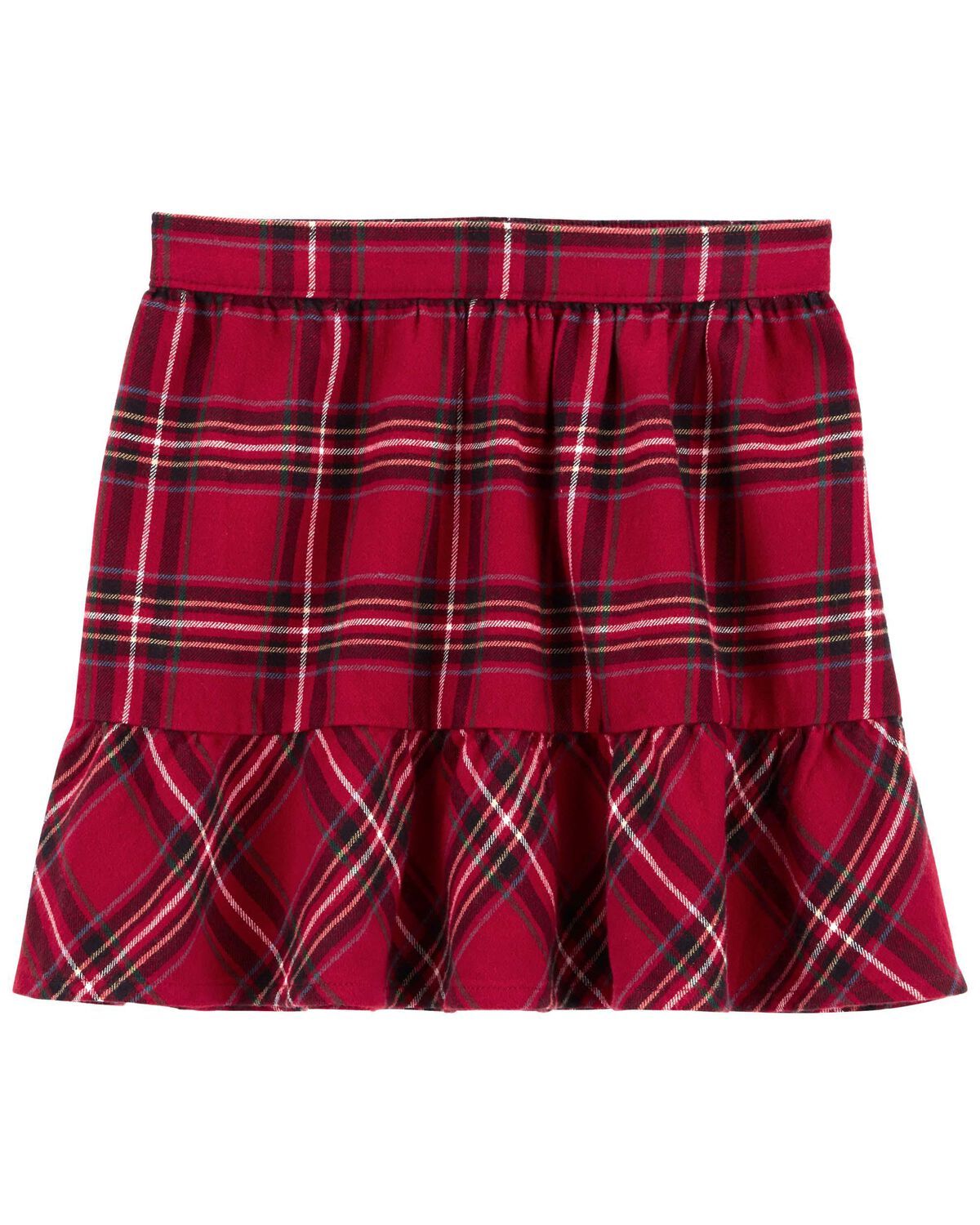 Red Kid Plaid Twill Flannel Skirt | carters.com | Carter's