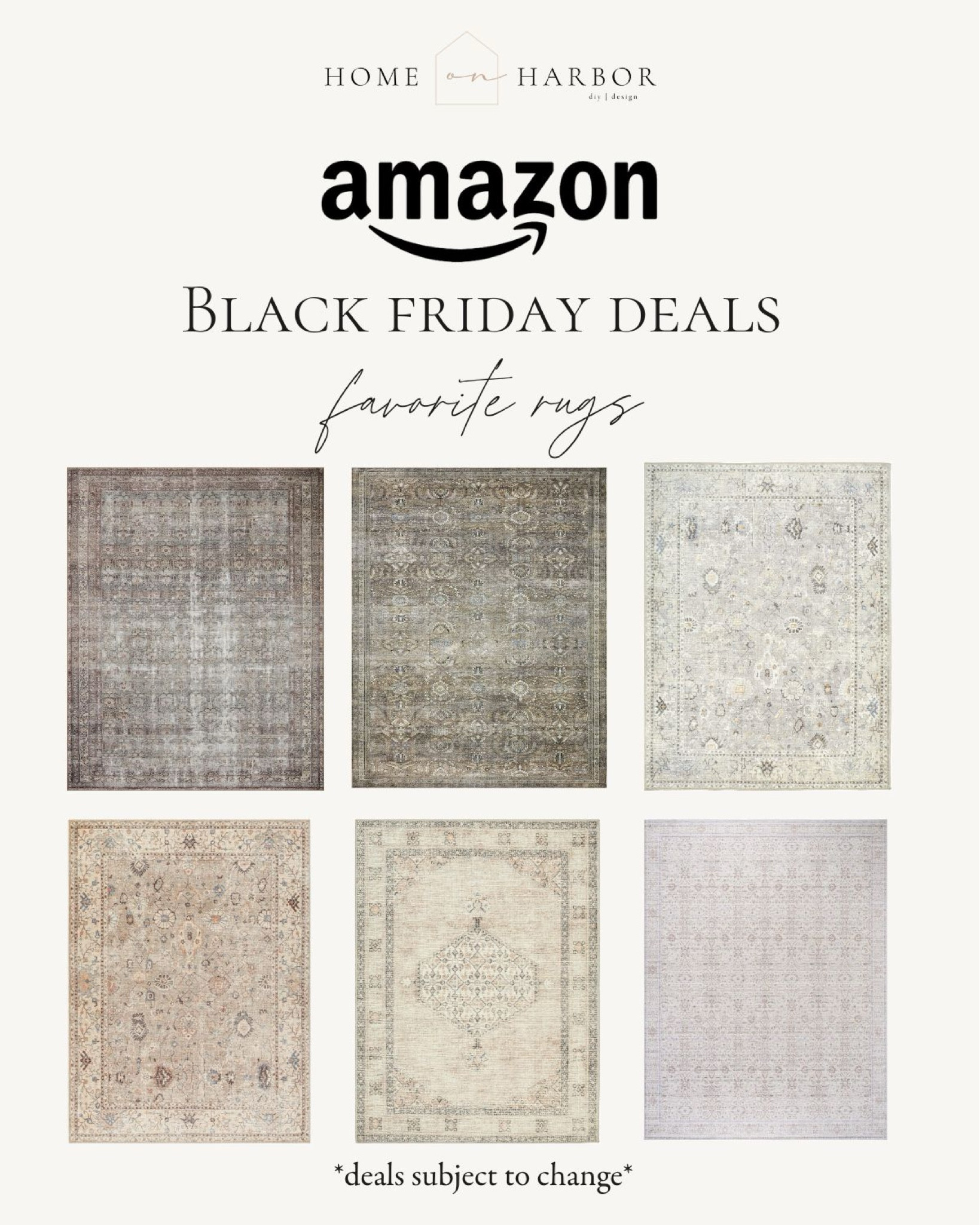Favorite rug deals on Amazon! 

#LTKCyberWeek #LTKSaleAlert #LTKHome