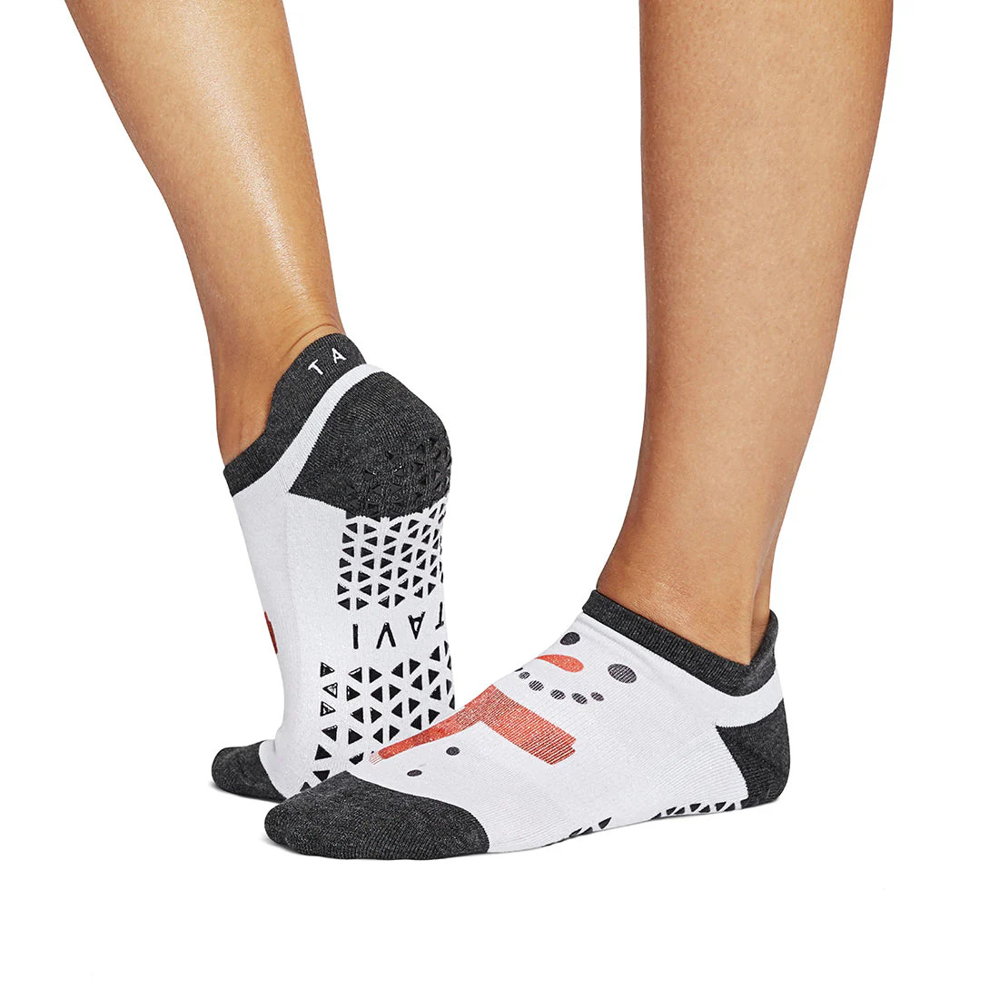 Savvy Holiday Grip Socks - Snowman | Tavi