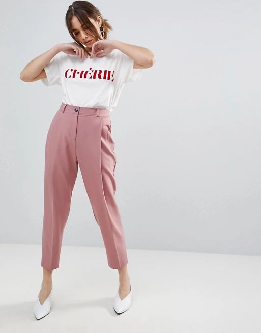 ASOS 80's Tailored PANTS With Deep Pleat | ASOS US