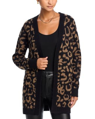 Leopard Open Front Cardigan - Exclusive | Bloomingdale's (US)