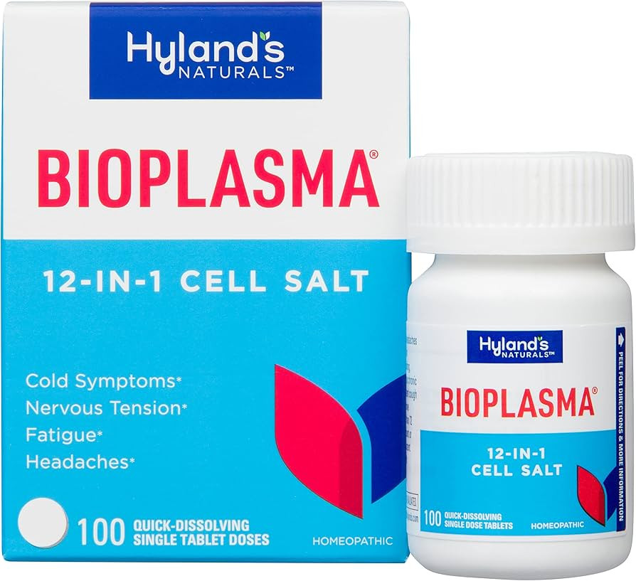 Hyland's Bioplasma Cell Salts Tablets, Natural Homeopathic Combination of Cell Salts Vital to Cel... | Amazon (US)