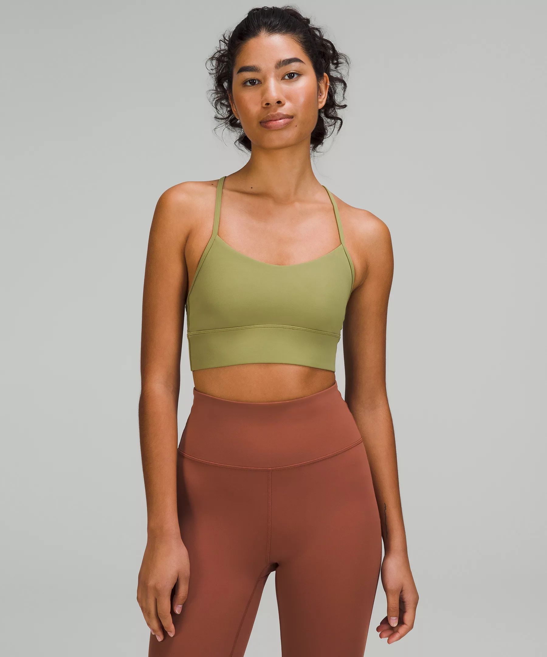 Flow Y Nulu Longline Bra *Light Support, A–C Cups Online Only | Women's Bras | lululemon | Lululemon (US)