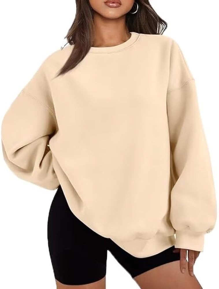 INFITTY Sweatshirt for Women Long Sleeve Crewneck Pullover Hoodies Shirt 2024 Fall Trendy Tops Lo... | Amazon (CA)