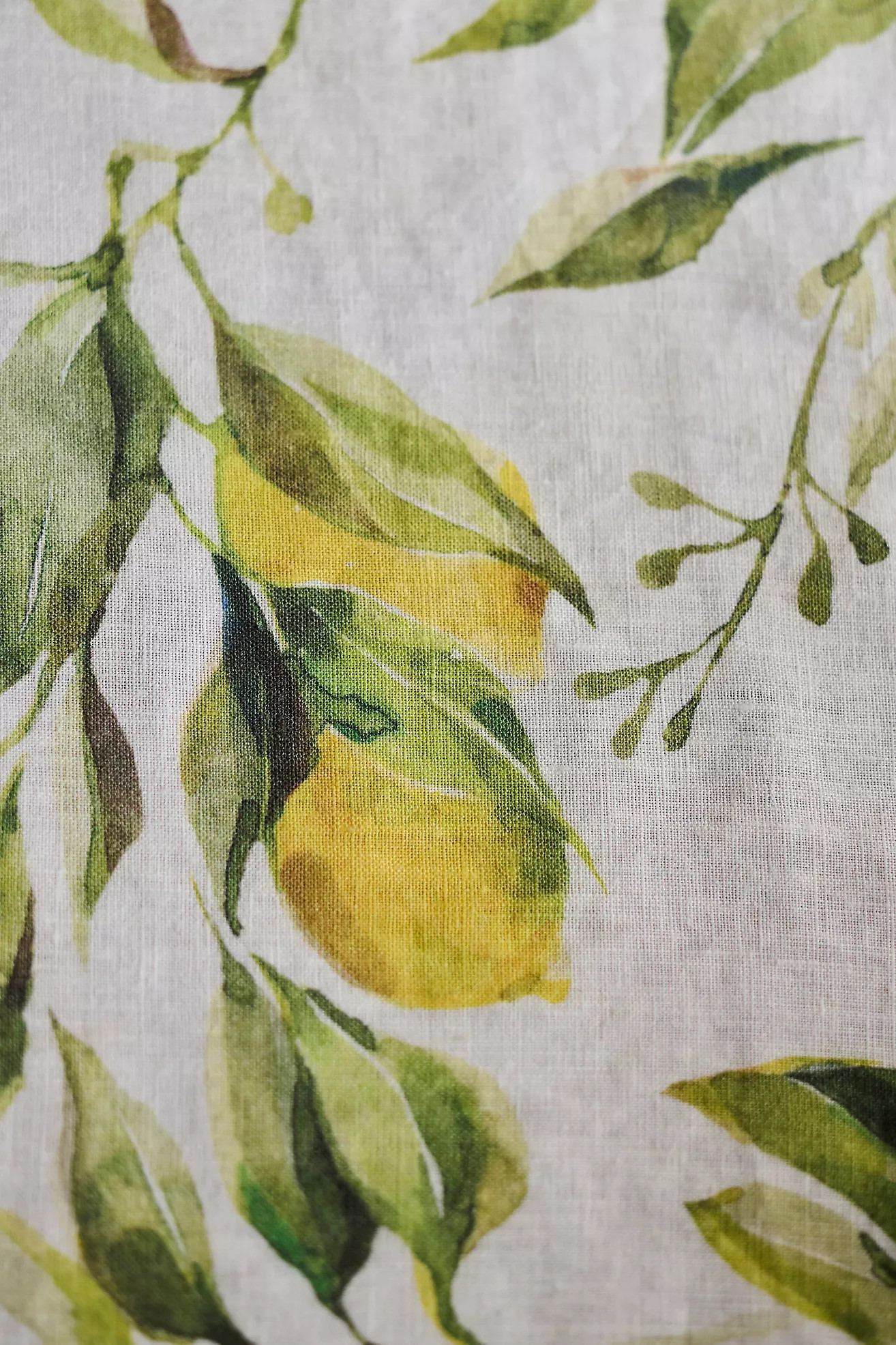 Lemons Linen Tablecloth | Anthropologie (US)