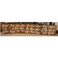 Corinthians 13 Wood Wedding Aisle Signs, Set Of 9, Love Is Patient, Kind, Never Fails, Sign Sizes 12x13 | Etsy (US)