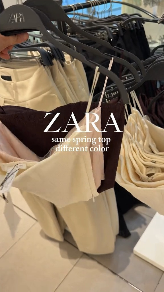 Zara same top different colour! Featuring white, brown and baby pink 💁🏻‍♀️

#LTKworkwear #LTKuk #LTKspring