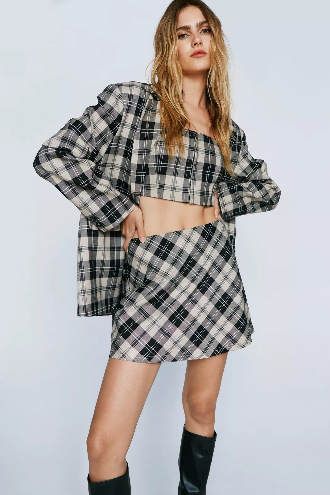 Plaid A Line Mini Skirt | Nasty Gal US