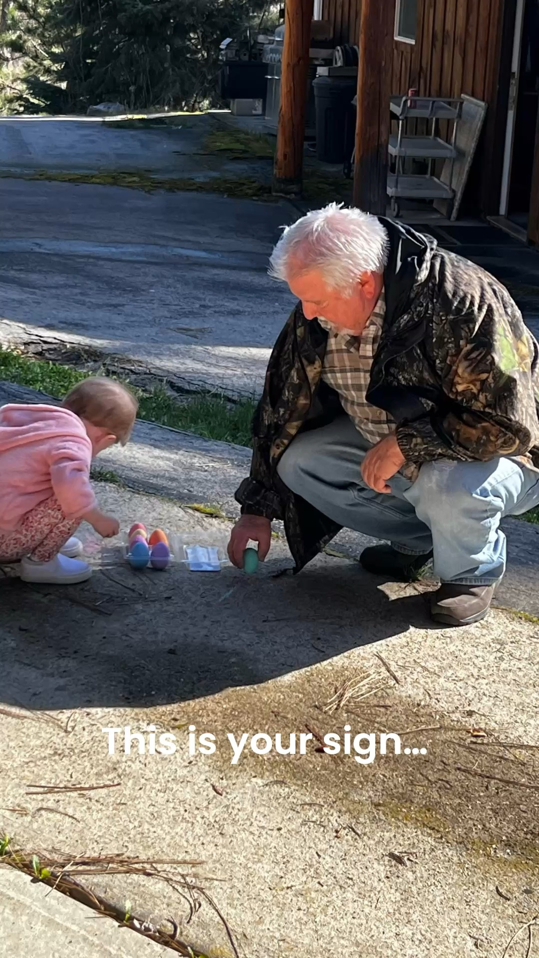 …to buy the chalk. 

I hate chalk. 
I hate the texture. 
I hate the sound. 
I hate the mess. 

But this is my daughter and my dad playing with the chalk. 

I want to print out this picture and put it up in every room. I never want to forget this moment. And I wasn’t even in the moment- just an observer… 

Buy the chalk  

#LTKstorytime #LTKmomlife #LTKKids