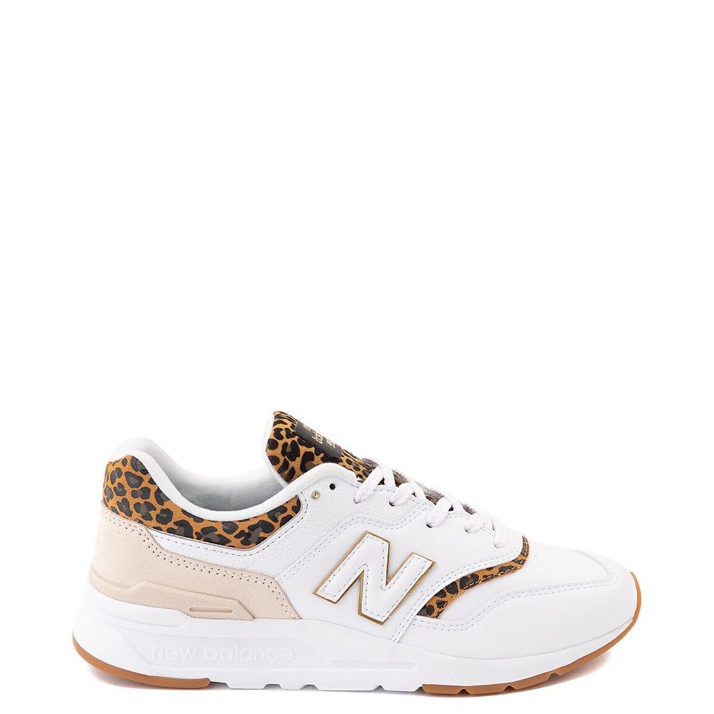 Womens New Balance 997H Athletic Shoe - White / Leopard | Journeys