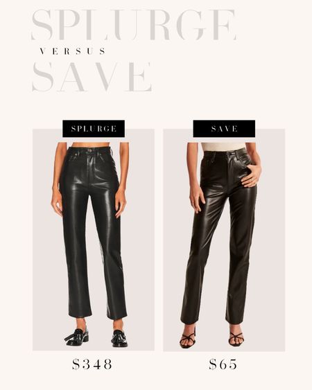 Code AFNENA for an extra 15% off! These are the best agolde leather pants dupe! So comfy and can be dressed up or down. I wear a 26 Reg in these. Could get the same look with the ankle version in a 26 long! 












Abercrombie code
Leather pants
Leather jeans
Agolde dupe

#LTKCyberweek #LTKstyletip #LTKunder100