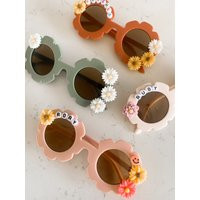 So Many Colors | Personalized Flower Sunglasses Beaded Name Custom For Kids | Etsy (US)