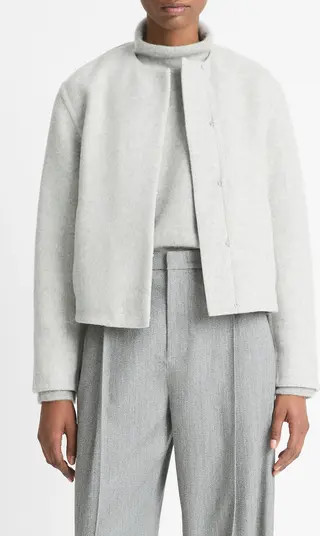 Vince Double Face Wool Blend Jacket | Nordstrom | Nordstrom
