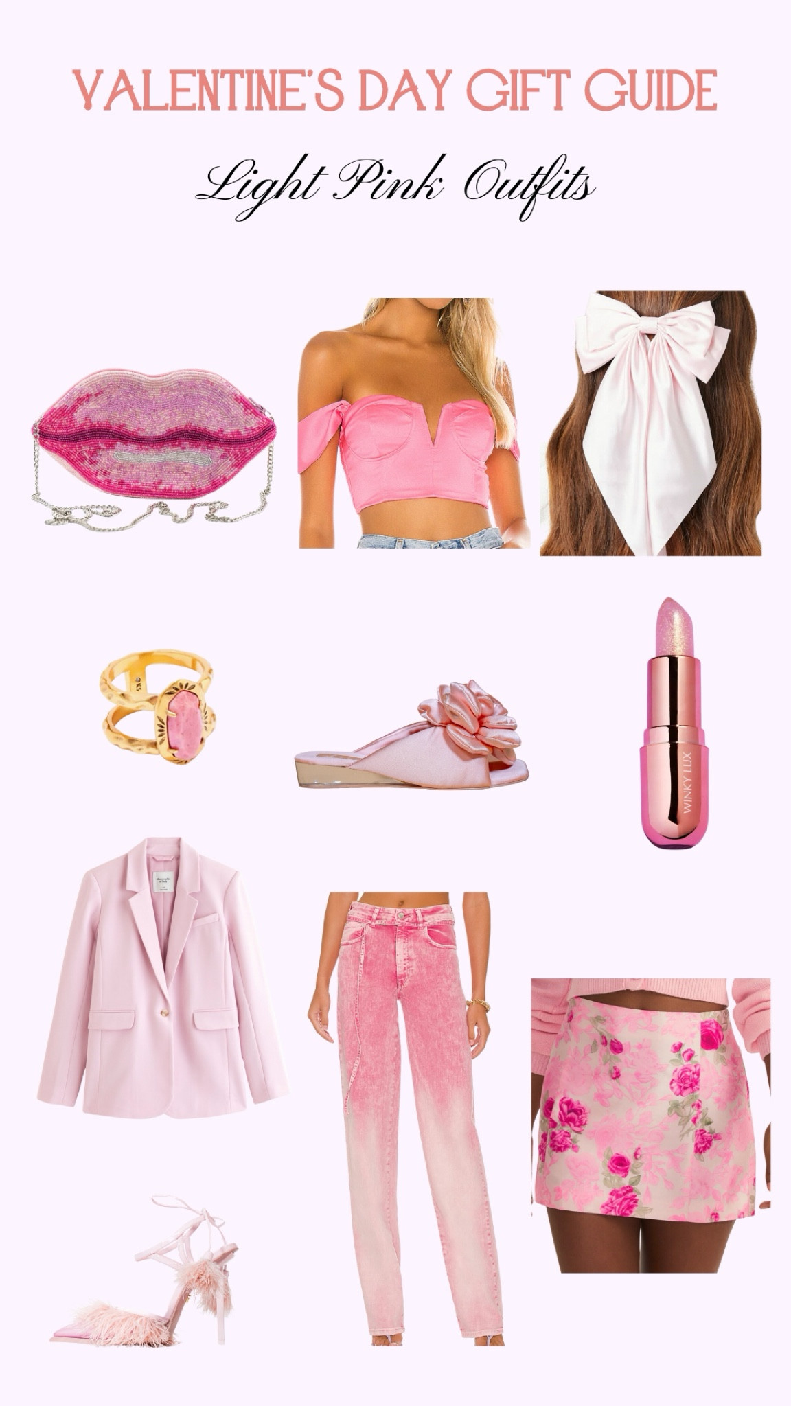 My light pink gals I got ya!! Shop my light pink outfit ideas below!!🩷👛✨

#LTKSeasonal #LTKshoecrush #LTKGiftGuide