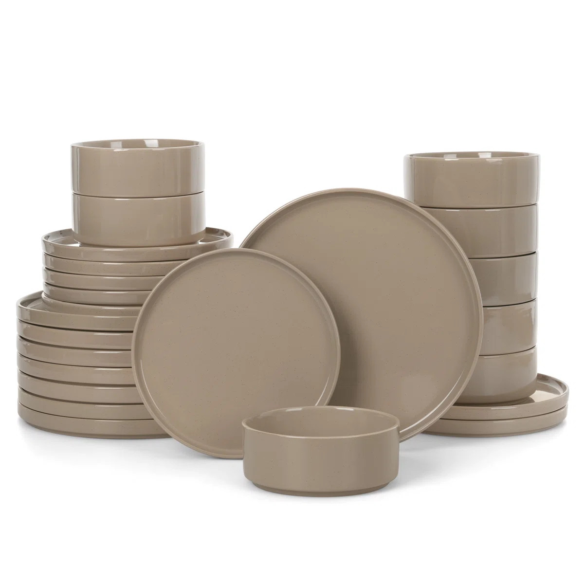 24-Piece Dinnerware Set, Stoneware Dish Set (Set of 8) | Wayfair North America