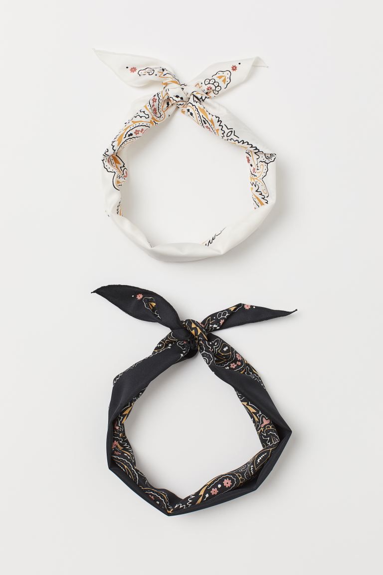 2-pack Scarves/Hairbands | H&M (US + CA)