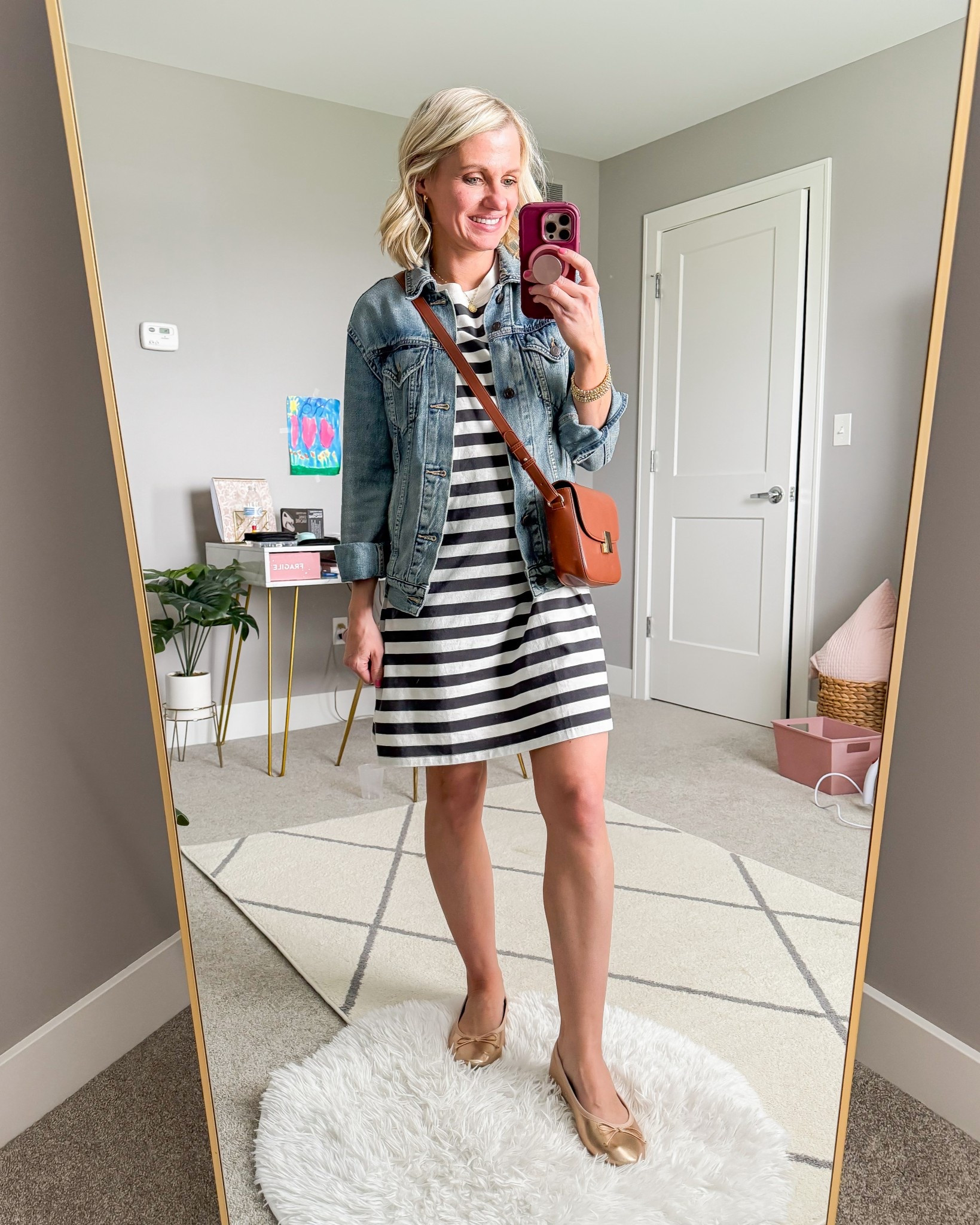 What I wore this week as a 40-year old mom of 2! Dress- small/regular || denim jacket- xsmallL

#LTKStyleTip #LTKOver40 #LTKPetite