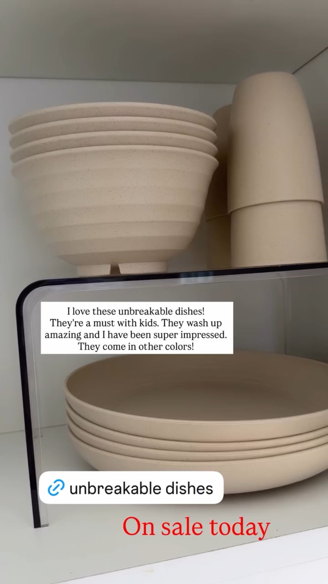 I love these unbreakable dishes!
They're a must with kids. They wash up amazing and I have been super impressed. They come in other colors! On sale today

#LTKSaleAlert #LTKHome #LTKmomlife