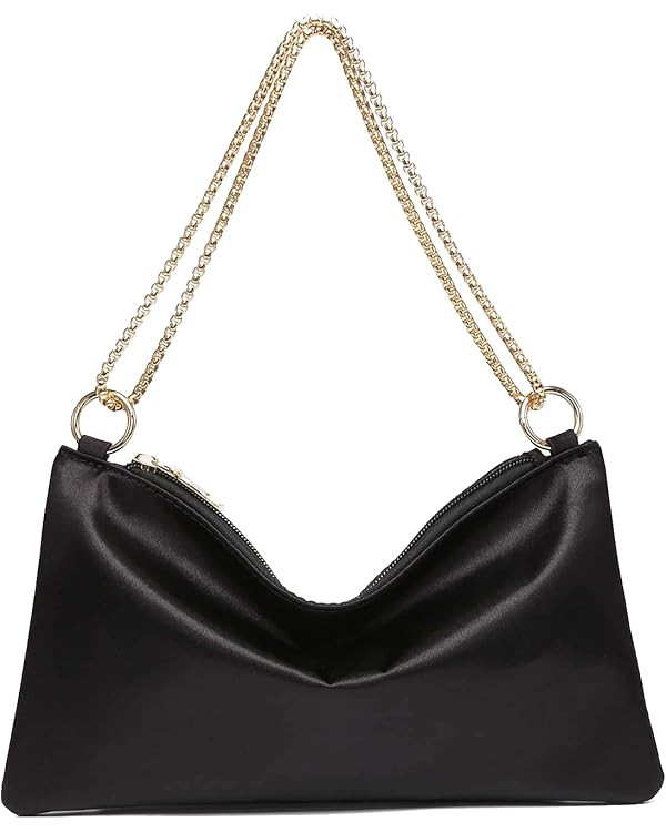 Verdusa Women's Satin Evening Handbag Shoulder Bag Purse | Amazon (US)