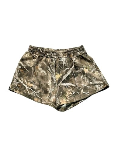 MakeMeChic Women's Camo Shorts Athletic Sports Running Boxer Workout Sweat Shorts | Amazon (US)